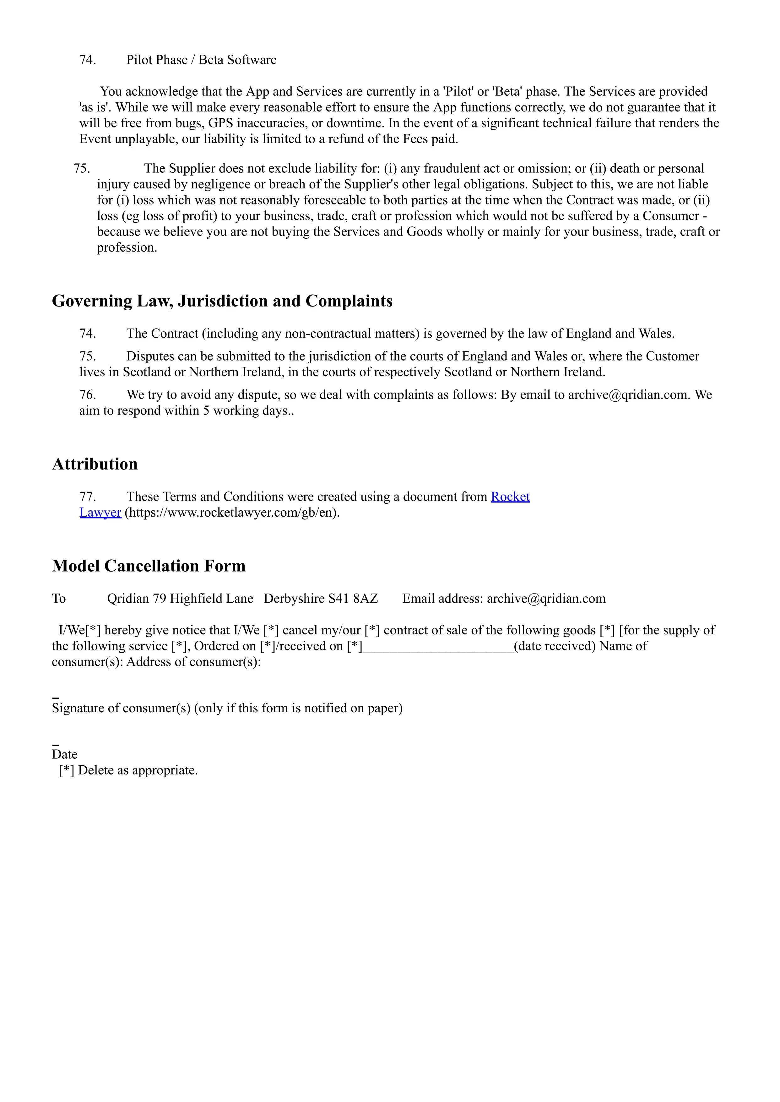 QRidian Terms and Conditions Page 7